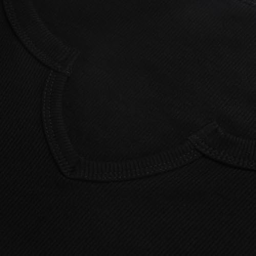 PALINDA Women's Ribbed Fitted Long Sleeve Shirts Basic Notch V Neck T Shirts Layering Tee Tops3