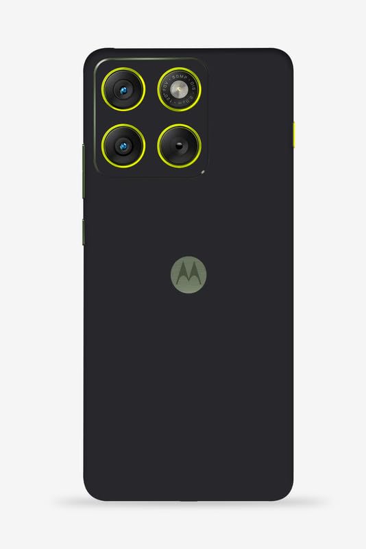 Matte Black Mobile Skin - Premium Matte Finish tective Wrap Compatible with Moto Edge 70 Fusion 5g - Slim & Stylish Design-image-37