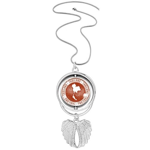 Collier carte thaïlandaise et pendentif gravé pour sublimer vos tenues de vacances