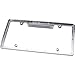 Speedway Motors Lighted Chrome License Plate Frame with 12-Volt Replaceable Dome Bulb, Polished Finish, Bolt Hole Pattern 7.00 x 4.75, Classic Hot Rod or Custom Car Accessory
