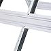 Relaxdays Sawhorse, Wood Sawing, 150 kg, Work Bench Chainsaws, Firewood, Sturdy Steel, HxWxD 81 x 75.5 x 81 cm, Silver, 100% Relaxdays Sawhorse, Wood Sawing, 150 kg, Work Bench Chainsaws, Firewood, Sturdy Steel, HxWxD 81 x 75.5 x 81 cm, Silver, 100%