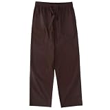 [TEKLA] テクラ パンツ パジャマ ダークブラウン COFFEE Lサイズ SWP-CO PANTS