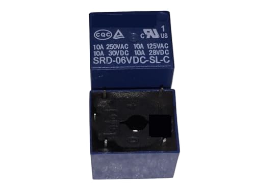 Relais électromécanique SRD-06VDC-SL-C 6V DC 10A pour projets de création DIY - 3