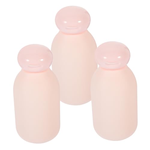 DONFAMDS 3個 旅行用 詰替シャンプーボトル ローション容器 フリップトップスクイーズボトル 液漏れ防止 柔らか素材