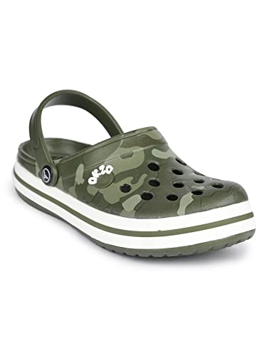 Image of ABROS Men's Lightweight Classic Clogs || Sandals with Adjustable Back Strap for Men