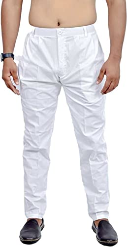 Men's Aligari Pant style Pajama | White Men's Polo Pant | Fancy Ethnic Pant-picture-43