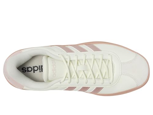 Image of adidas Womens Vl Court Bold Lace Up Sneakers Shoes Casual - Pink
