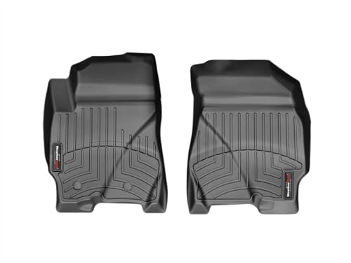 Weathertech Custom Fit FloorLiners for Mercury Mariner, Escape, Tribute - 1st Row (443541), Black