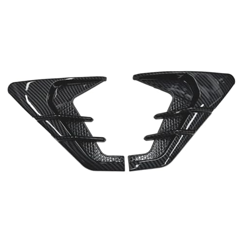 Autocollant de garde-boue de voiture Style B noir abs garniture ventilation latérale aile d air