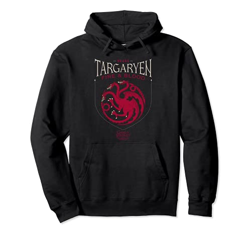 Game of Thrones House Targaryen Sigil Felpa con Cappuccio