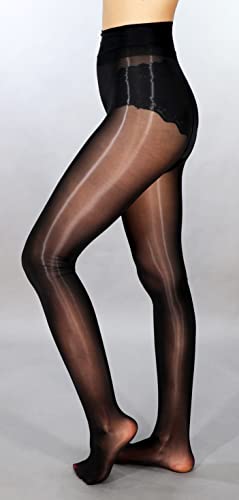 Womens & Mens Pantyhose/Glossy Tights (Black) #TOP3