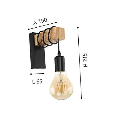 Lámpara de Pared para Dormitorio y Restaurante Mipcase Moderna 6