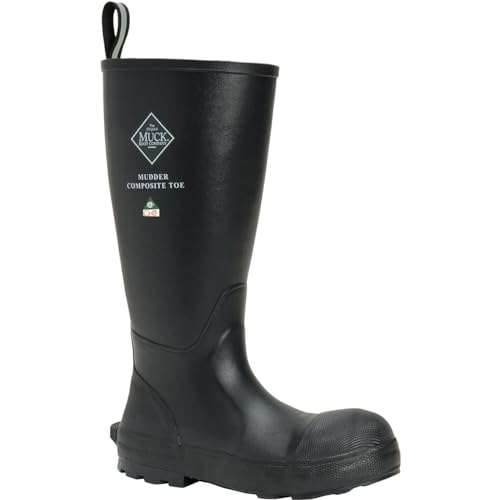 Men's Mudder Comp Toe Tall Boot CSA Size 9(M) Black/Black