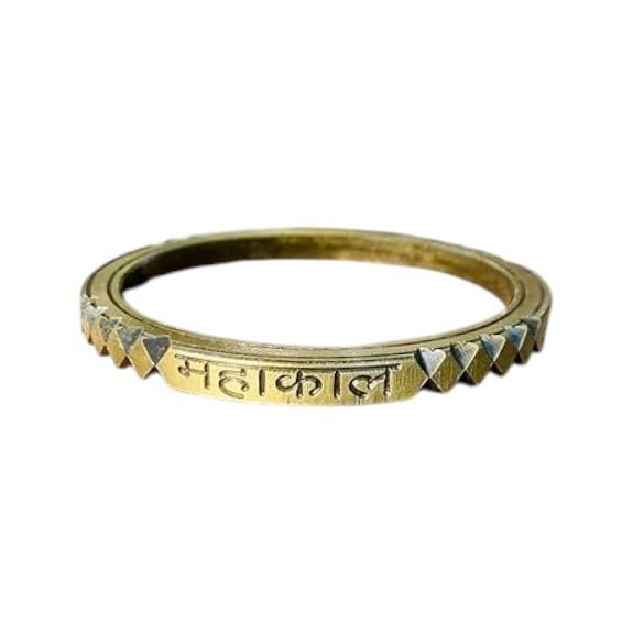 Image of Aasthakart Mahakal Kangan Bracelet for Men & Women - Religious & Stylish Brass Bracelet for Mahadeve Devotees