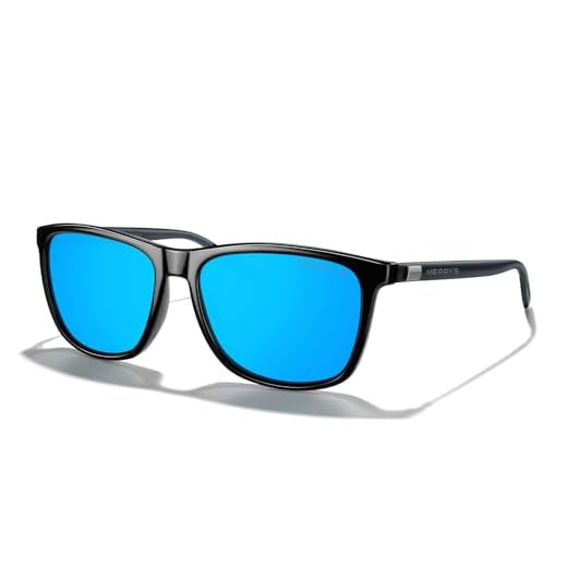 MERRY'S Unisex Polarized Aluminum Sunglasses Vintage Sun Glasses For Men/Women S8286 (Blue, 56)
