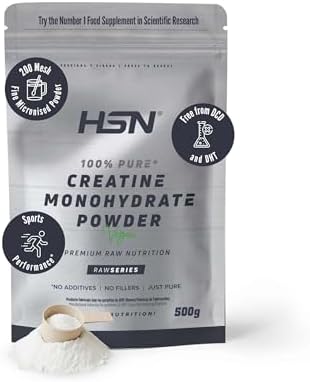 HSN Micronized Creatine Monohydrate 500g | 100% Pure, Unflavored ...