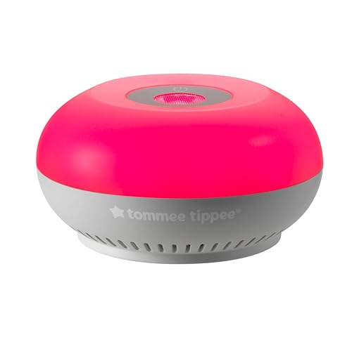 Tommee Tippee Dreammaker Baby Sleep Aid Developed with Scientists LED Red Nightlight Adjustable Brightness and Pulsing Glow Automatic CrySensor Soothes with Pink Noise