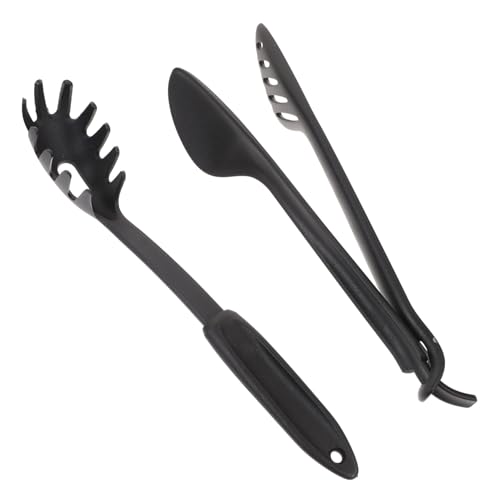 MUELODSIC Pinzas Para Espaguetis De Nailon Ligeras y Reutilizables, Pinzas Para Pasta Domésticas Ergonómicas, Utensilio De Cocina Para Buffet, Picnic y Barbacoa, Juego De 2 Piezas