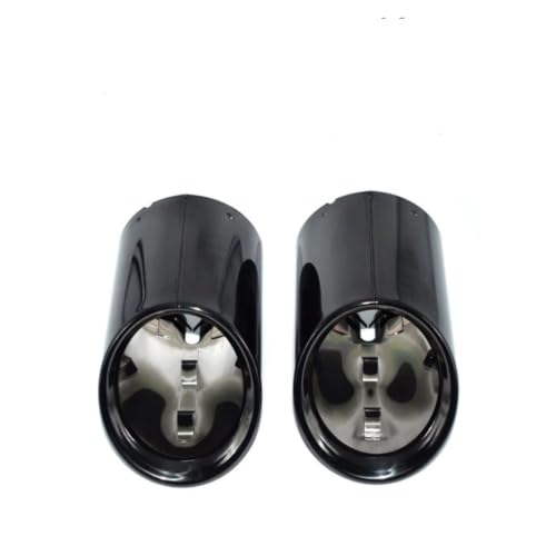 Cola de escape para BMW Serie 3 en acero inoxidable negro 2