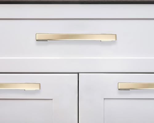 KHTUMEWARE-OFSE Champagne Bronze Cabinet Pulls CTC 3 in (76 mm) 10-Pack in Champagne Bronze — KHTUMEWARE