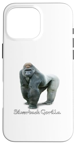 シルバーバック ゴリラ スマホケース iPhone 16 Pro Max 用