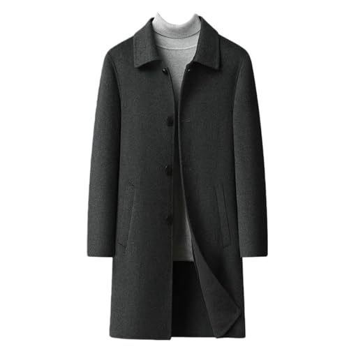 Veste longue en cachemire homme contre le froid hivernal chic