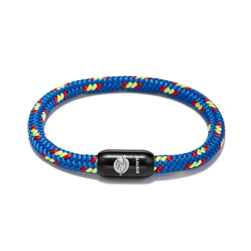 Pulsera artesanal de cuerda náutica trenzada unisex miniatura 1