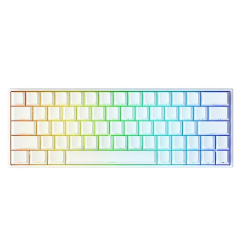 Image of IROK ND63PRO Rapid Trigger Magnetic Switch 60% TKL Hot Swapped Mechanical Keyboard, OKT Azure Switches RGB Programmable Wired Gaming Keyboard for Win /Mac Gamer - White