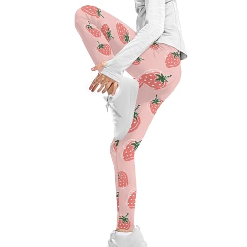 Girls Legging High Waist Long Lounge Pants Running Athletic Leggings for Kids Active Leggings Tights4