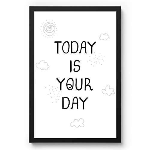 euwazram Matte Black 16x24 Frame - Single Frame 16 x 24 Poster Frame for Artwork Puzzles Photos and Movie Posters Picture Frames