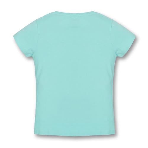 My Bow Girls Cotton Short Sleeve T-Shirt, Green, Orange red, Turquoise (US, Age, 4 Years, 14 Years, Cotton)4