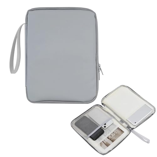 Funda Universal Tablet 12 13 Pulgadas, Bolsa Protectora Impermeable con Asa, Estuche Acolchado Antigolpes, Diseño Multifuncional para Tablets, Amplio Almacenamiento, Ideal para Viajes