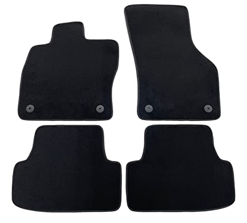 Tapis sur mesure pour voiture velours noir haut de gamme tapis de sol automobile d'origine