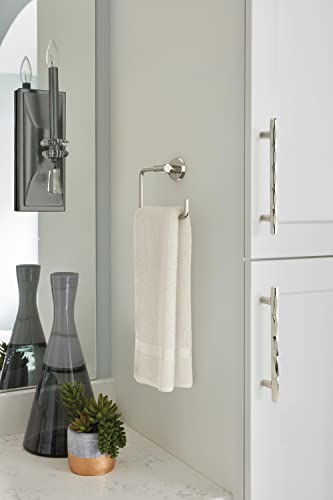 Image of Amerock Arrondi 5 inch Polished Stainless Steel Towel Ring