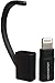 [Apple MFi Certified] HomeSpot 2-in-1 Micro USB Lightning Adapter Converter (1 Pack - Black)
