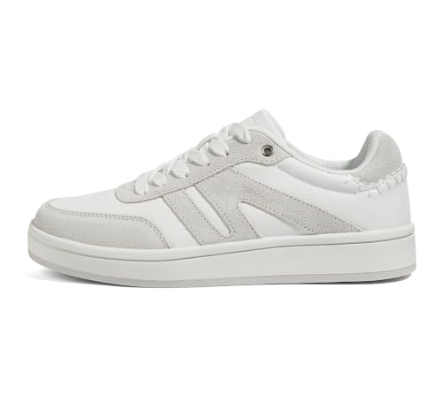 Image of LUCKY STEP Women Retro Gum Sole Fashion Sneakers