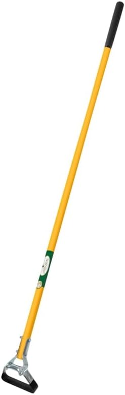 Edward Tools Heavy-Duty Double Action Stirrup Hoe – 54″ Fiberglass Handle Push-Pull Weeding Tool for Lawn, Garden, Landscaping, Patio, Weed Removal & Cultivation - Solid Single Piece Handle