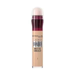Maybelline New York Concealer, Instant Anti-Ageing Eraser, 01 Beige Pink, 6.8 ml