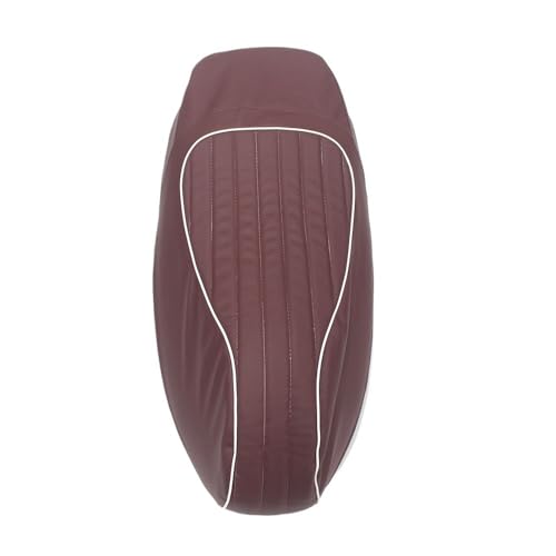 YENBGS Motorrad-Sitzbezug-Schutz Staubschutz Sattelleder-Sitzbezug Für Vespa GTS300 GTS 125 150 250 300 Motorrad-Sitzkissen Schwarz/Rot