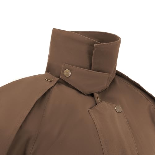Image of RESISTANCE Premium Oilskin Duster Coat Waterproof Cotton Unisex Cowboy Cowgirl Western Workwear