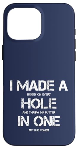 I Made A Hole in One �S���t �S���t���D�� �S���t�@�[ �j�� �������� �X�}�z�P�[�X iPhone 16 Pro Max �p