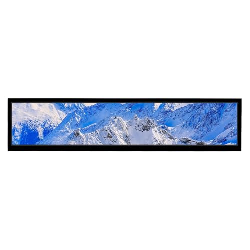 Image of VSDISPLAY 24'' 1920x360 Stretched Bar Monitor Digital Signage Display | Supports Split Screen & Image Rotation,USB Auto Copy Autoplay,for Supermarket,Retail Store,Restaurant,Mall Advertising