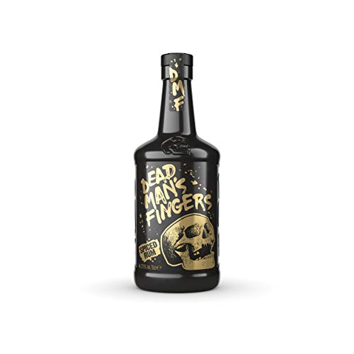 Dead Man's Fingers Spiced Rum Geschenkbox mit Glas 0,7l - 37,5%