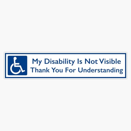 My Disability is Not Visible Thank You for Understanding Disabilities
