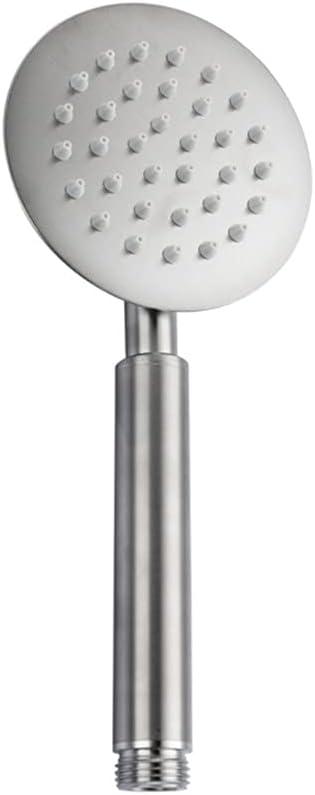 KEHAIOO SUS304 Stainless Steel Adjustable Shower Slide Bard Hand Hold Shower Rail Slide Bar Set with SUS304 Shower & Hose Brushed Nickel