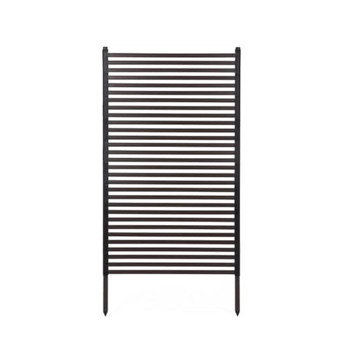 Clôture En Métal, Panneau De Clôture, Arche De Jardin, Treillis Pour Plantes Grimpantes, Extérieur, Support De Clôture En Treillis Métallique, Pour Extérieur, Jardin, Terrasse (Marron),60*150cm
