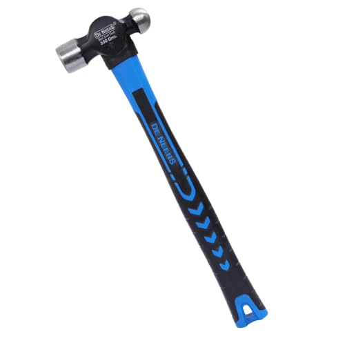 Image of DeNeers DN 4033, 448 grams Ball pein hammer Fiberglass, used for driving nails and various other applications. Used in Carpentry, Plumbing, Household, professional & DIY