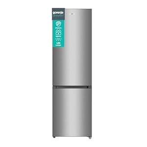 Gorenje RK 4182 PS4 Kühl-Gefrier-Kombination/ Höhe 180 cm/ Kühlen 198 L/ Gefrieren 66 L/ LED Beleuchtung, Edelstahl- Look