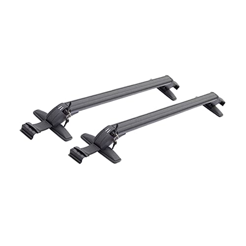 HWORKS Techo Barras Baca 2 Uds. 110-115cm Portaequipajes Universal Techo Coche Portaequipajes Techo Coche Barra Cruzada Barras Bloqueables Antirrobo Portaequipajes con Llaves Techo Portaequipajes