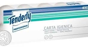 Tenderly professional 5 Packs of 10 toilet paper rolls (Tot. 50 Rolls)